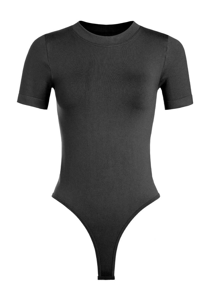 Women's Short Sleeve Smooth Bodysuit