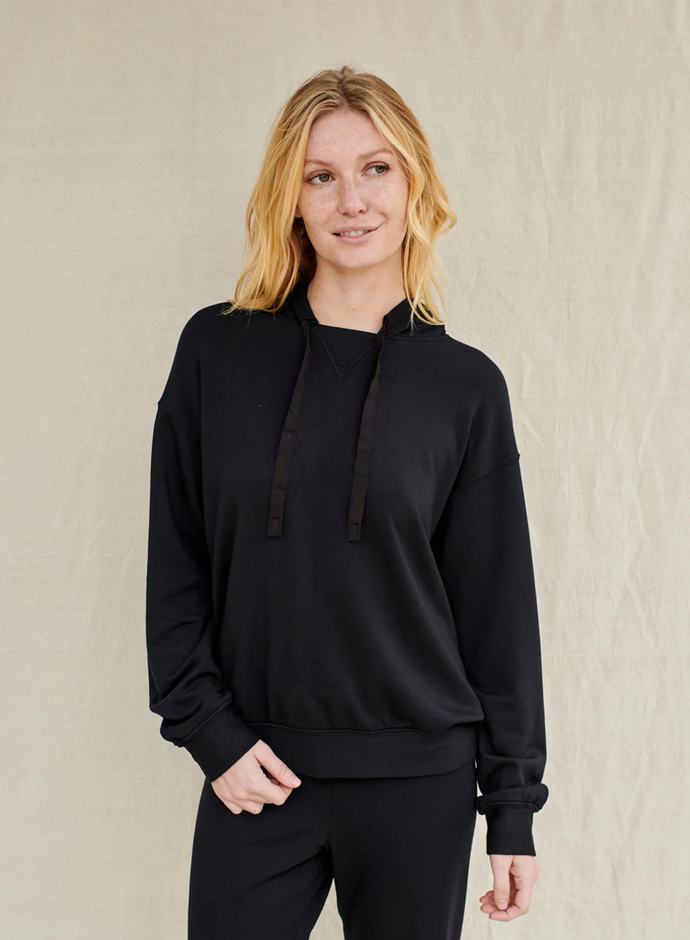 Stateside Women's Softest Fleece Hoodie - Black