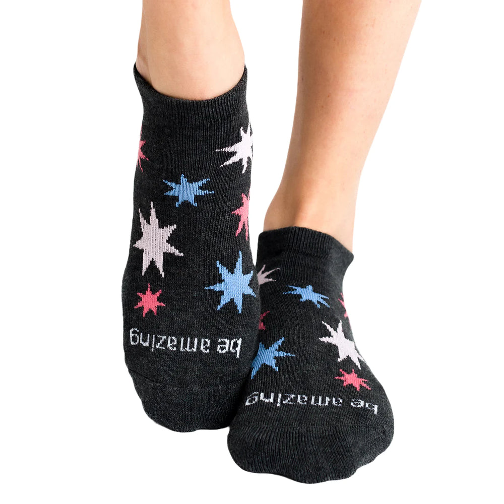 Sticky Be Socks Be Amazing Stellar Grip Socks (Queen)