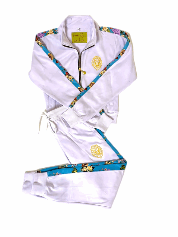 FRANKI RAY WHITE PARTY TRACKSUIT JACKET