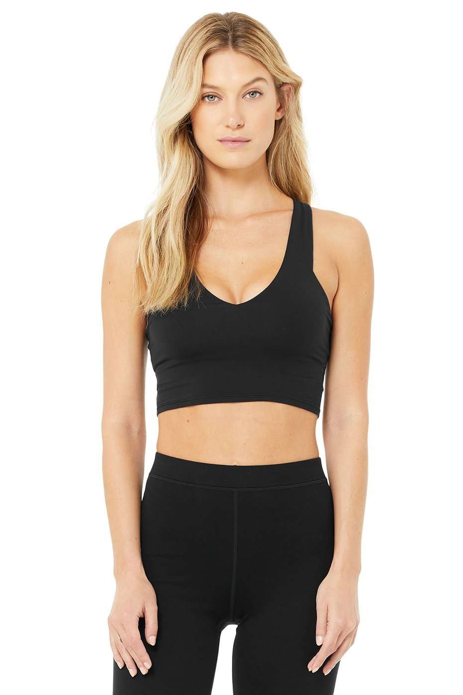 Alo Yoga  Airbrush Real Bra Tank Black