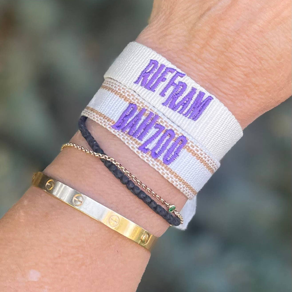 
                      
                        Peggy Falkenberg Designs RIFF RAM Game Day Bracelet - Purple
                      
                    