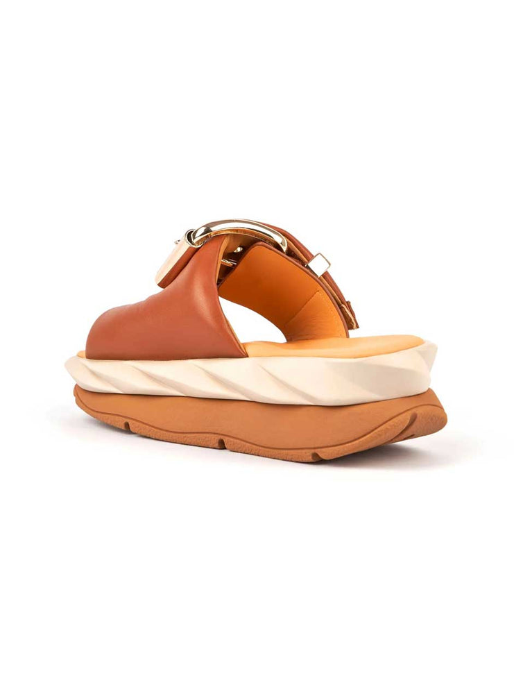 
                      
                        4CCCCEES Women's Mellow Glow Brown Sandals
                      
                    