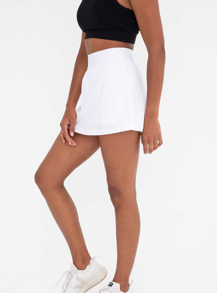 
                      
                        Mono B Women's  A-Line Active Mini Tennis Skort - White
                      
                    