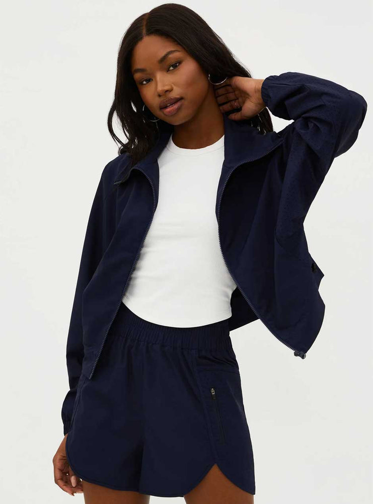 
                      
                        Beach Riot Women's Casen Full Zip Relaxed Fit Jacket - Marine Navy Blue
                      
                    