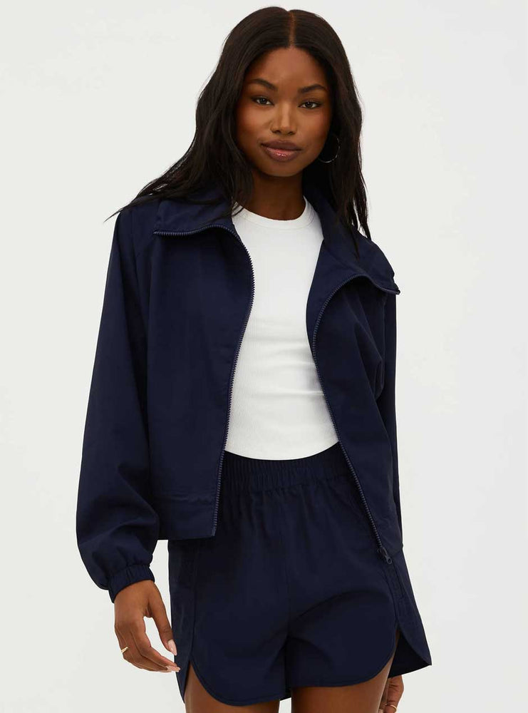 
                      
                        Beach Riot Women's Casen Full Zip Relaxed Fit Jacket - Marine Navy Blue
                      
                    