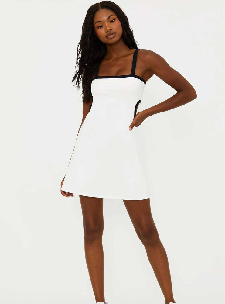 Beach Riot Women's Sage Tennis Dress - Black & White