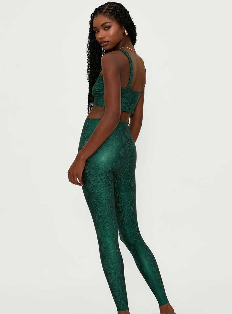 
                  
                    Beach Riot Women's Piper High Waist Faux Leather Leggings - Pine Python Green
                  
                