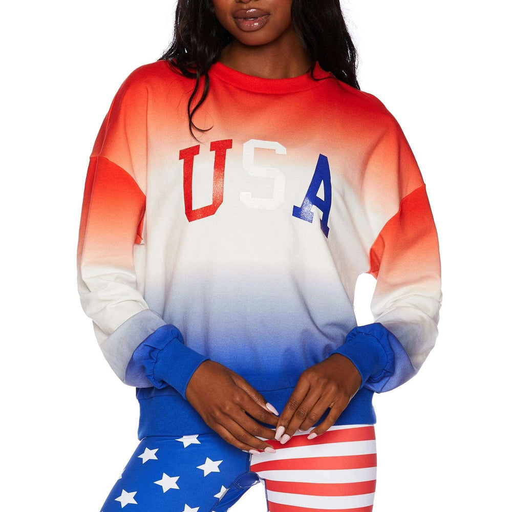 
                  
                    Beach Riot USA Sweatshirt Patriotic Gradient
                  
                