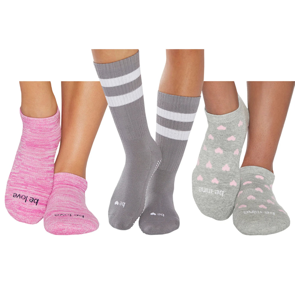 Sticky Be Socks Valentine's Day 3 Pack