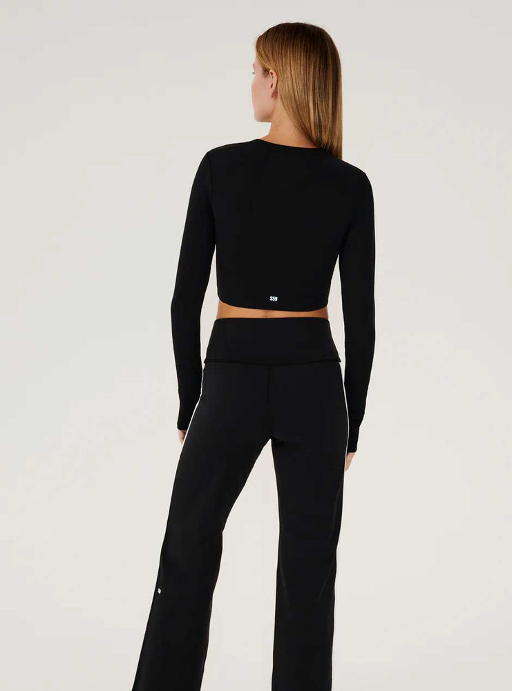 
                      
                        Splits59 Women's Louise Rib Long Sleeve Crop Top
                      
                    