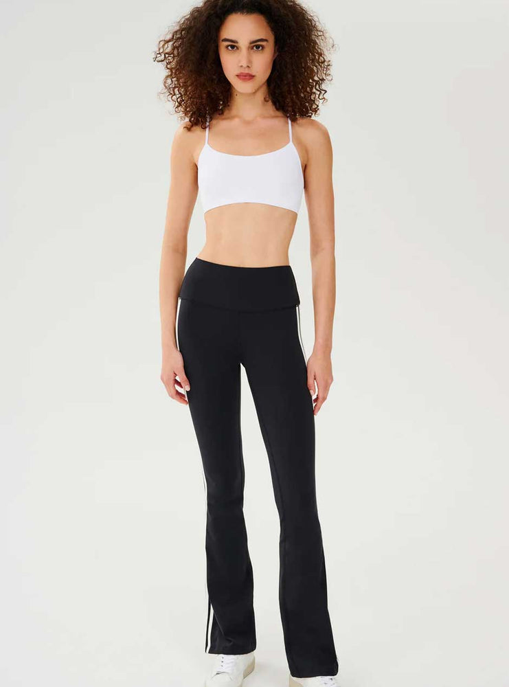 
                      
                        Splits59 Women's Raquel High Waist Flared Leggings - Black White
                      
                    