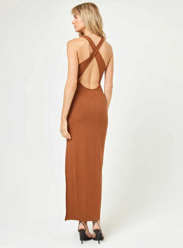 L*Space Women's Francesca Maxi Dress - Coffee Brown