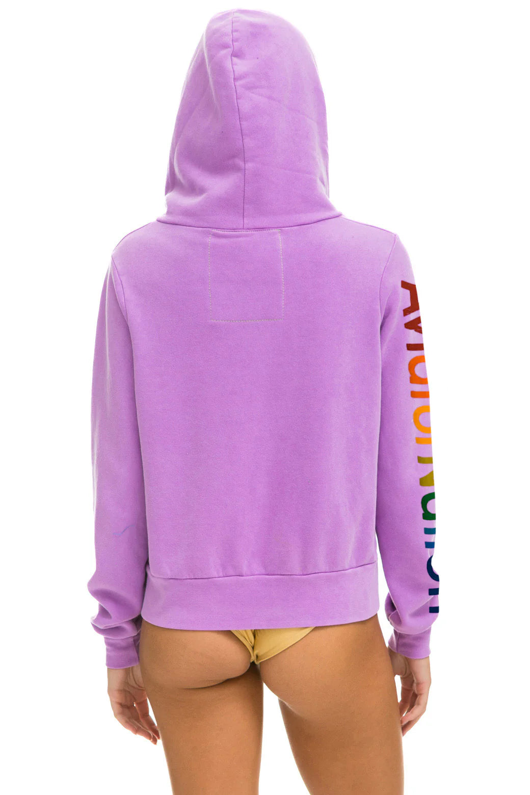 Aviator Nation Relaxed Pullover Hoodie - Neon Purple