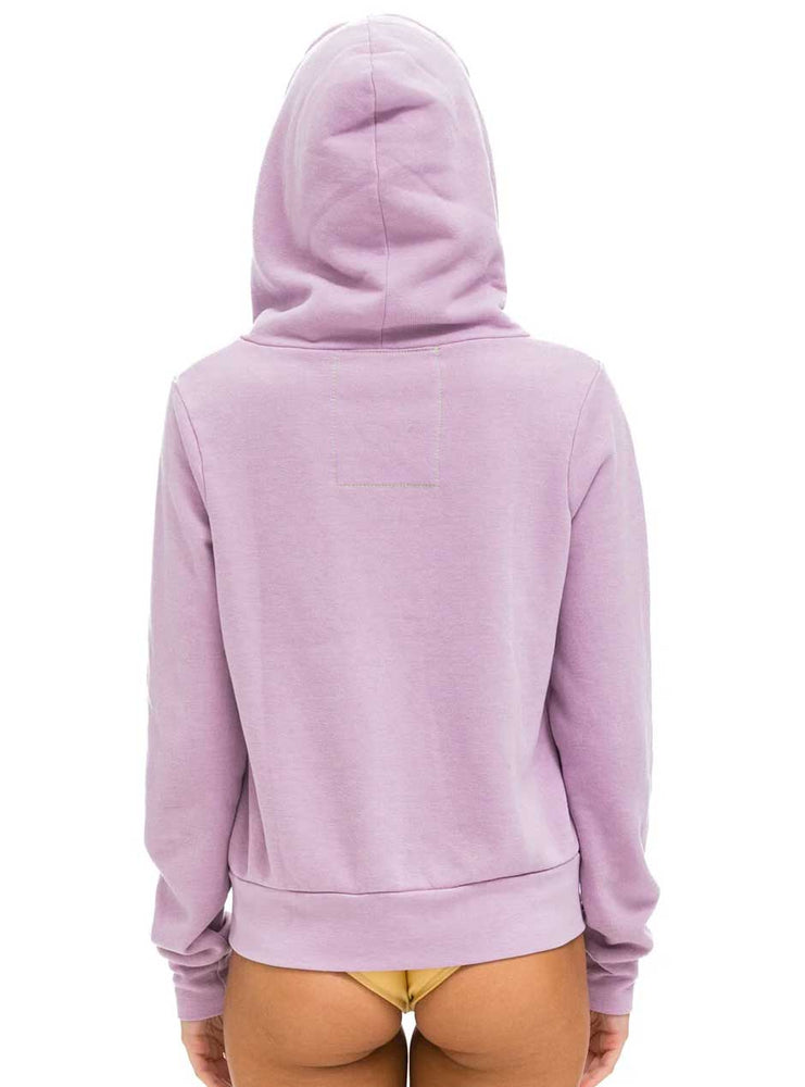 
                      
                        Aviator Nation Women's 5 Stripe Hoodie - Mauve Pink Green
                      
                    