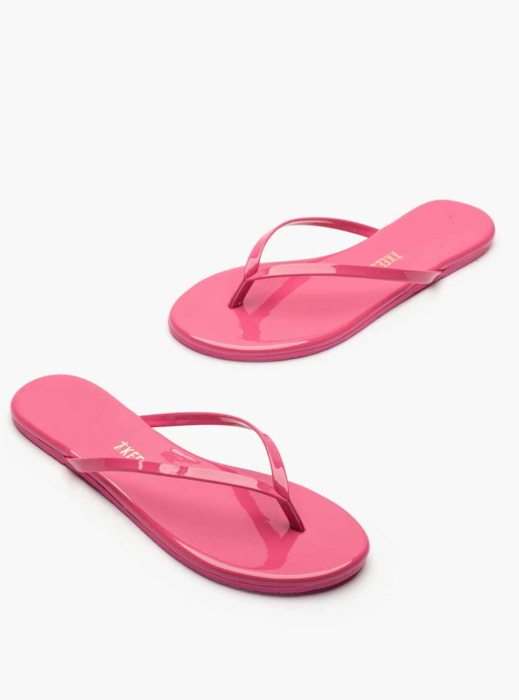 
                  
                    TKEES Women's Lily Patent Flip-Flop Sandals - Hot Pink
                  
                