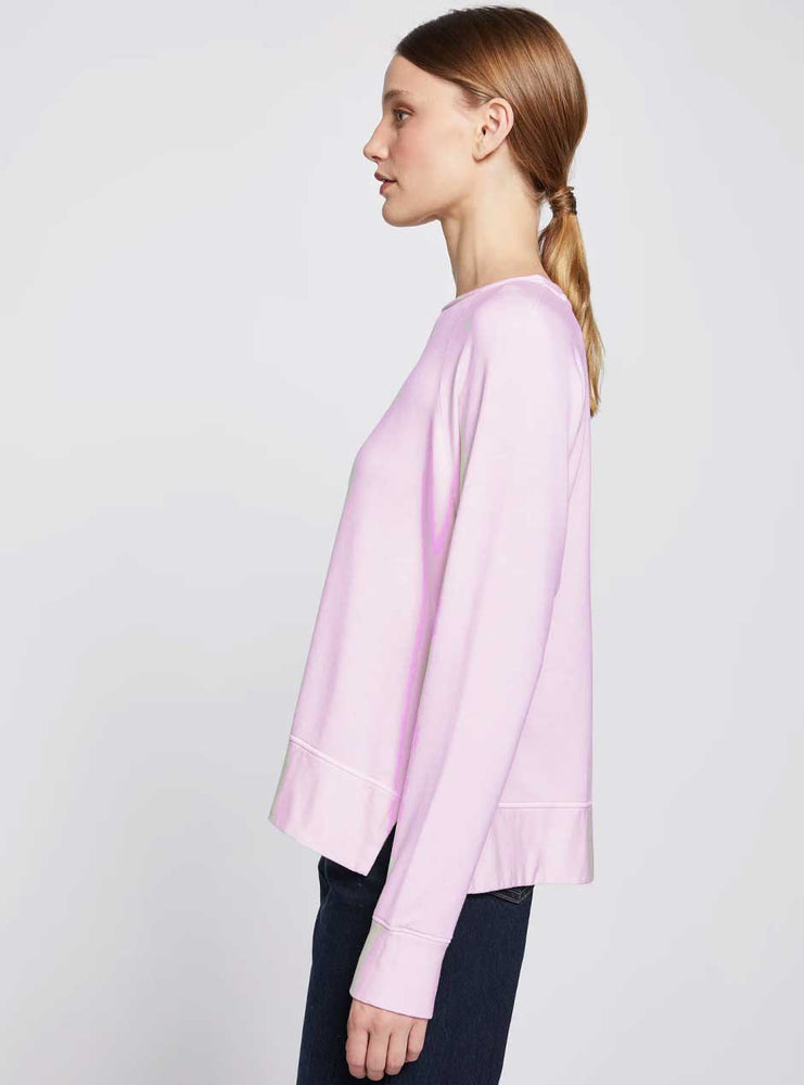 
                  
                    Stateside Women's Softest Fleece Raglan Side Slit Sweatshirt - Lipstick Pink
                  
                