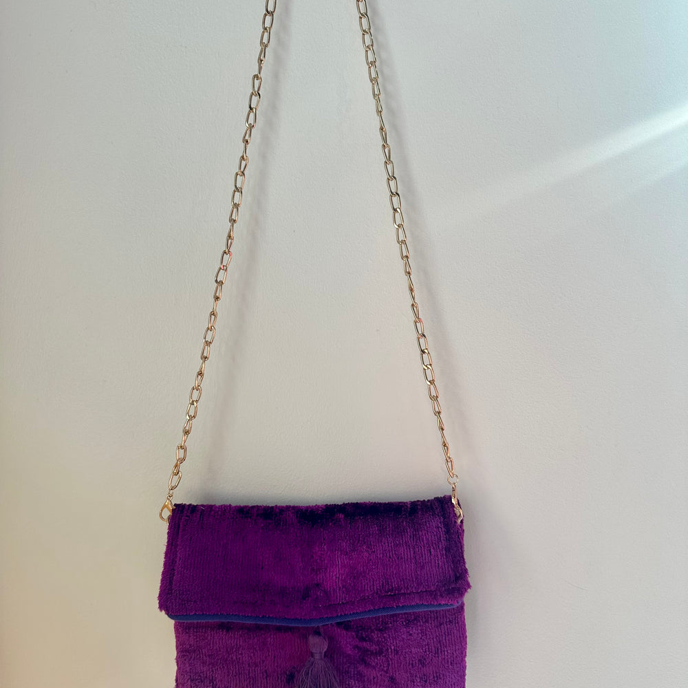 Wolf & Willa Maureen Crossbody Bag - Amethyst Purple