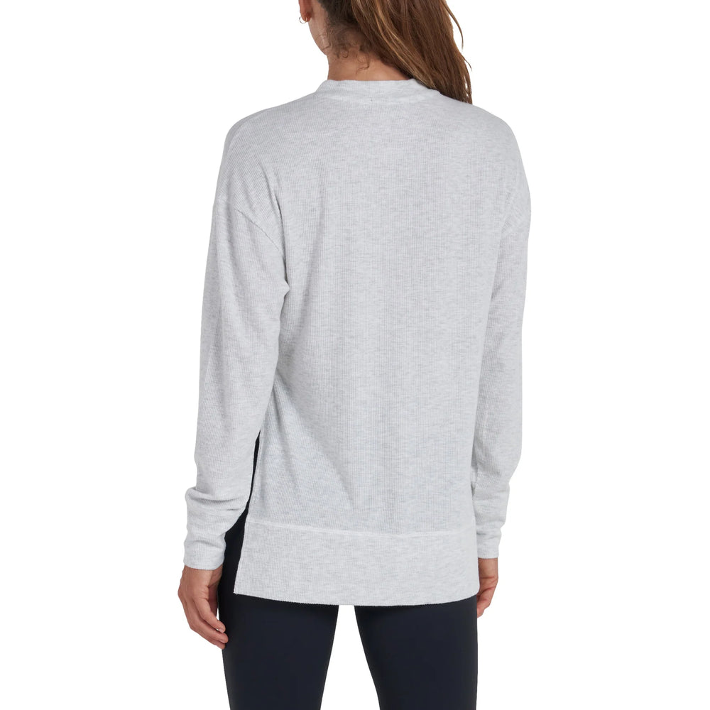 
                      
                        Thrive Société Women's Daily Side Slit Pullover - Lite Heather Grey
                      
                    