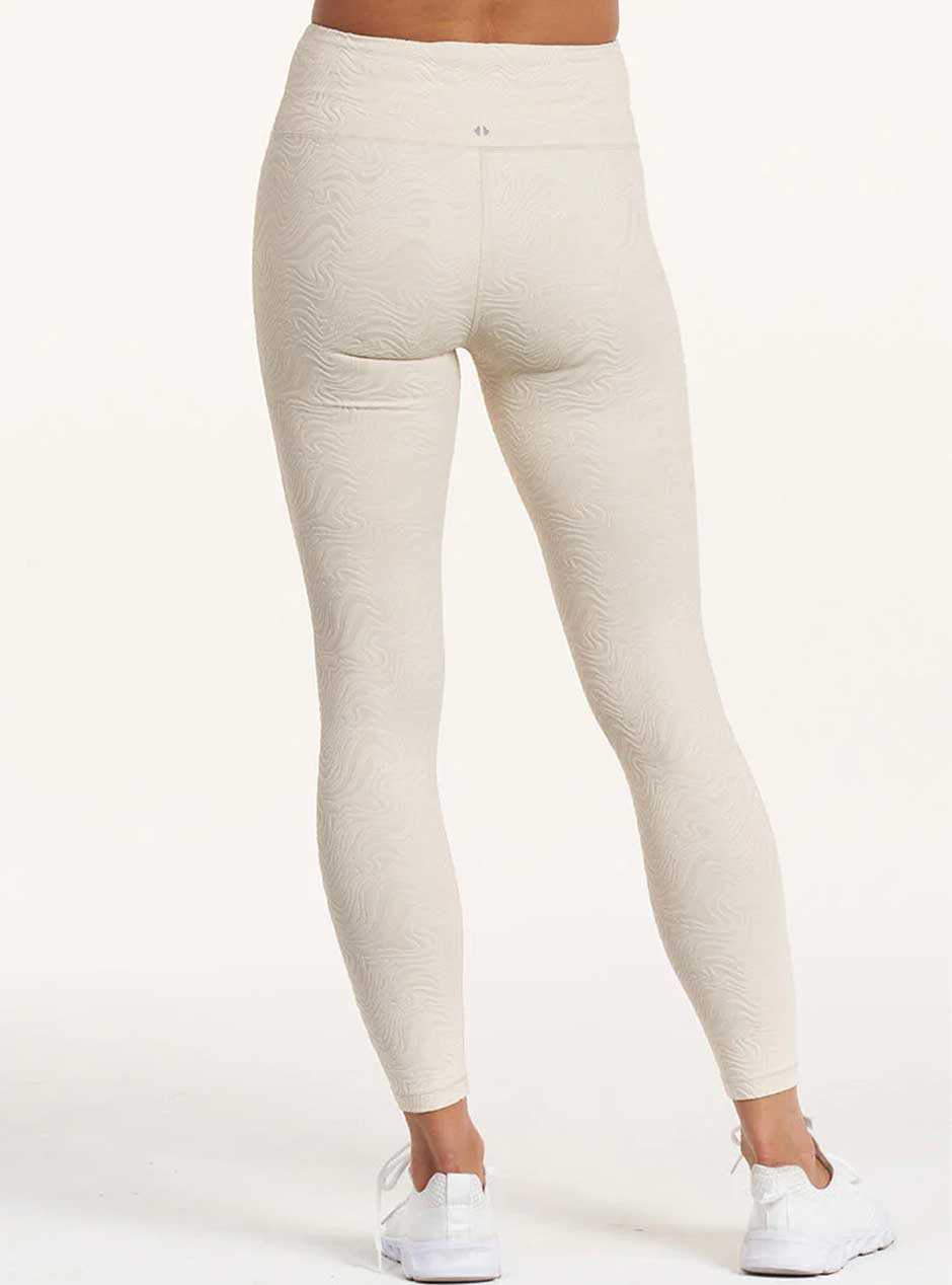 Thrive Société Women's Ripple 7/8 Leggings - Chalk Off White