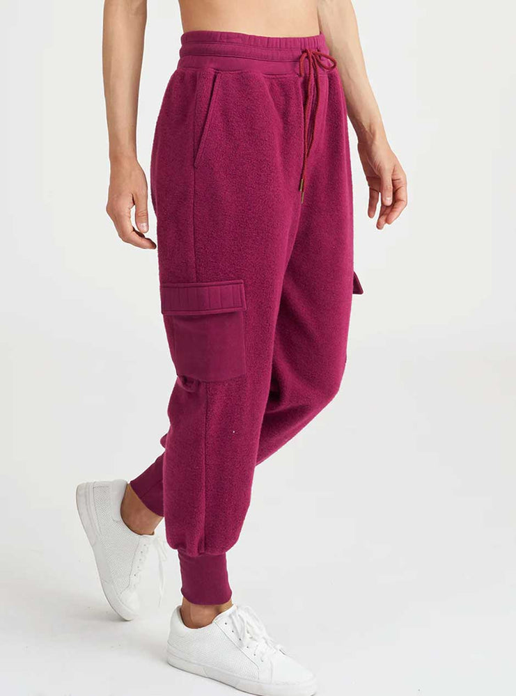 
                      
                        Thrive Société Women's Finley Jogger Pants - Sangria Red
                      
                    