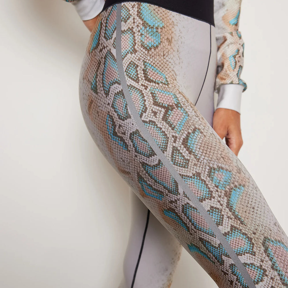 
                  
                    Ultracor Women's Python Scent Ultra High Rise Leggings - Neutral Taupe Silk Animal Print
                  
                