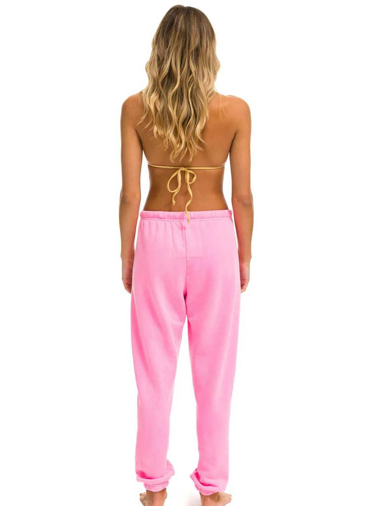 
                      
                        Aviator Nation Women's Rainbow Embroidery Sweatpants - Neon Pink
                      
                    