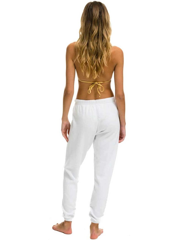 
                  
                    Aviator Nation Women's Logo Sweatpants - White
                  
                