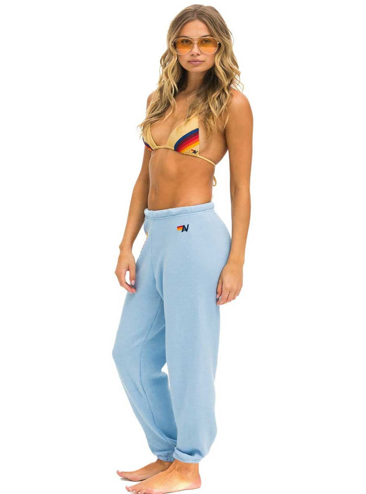 
                      
                        Aviator Nation Women's Rainbow Heart Stitch Sweatpants - Ice Blue
                      
                    