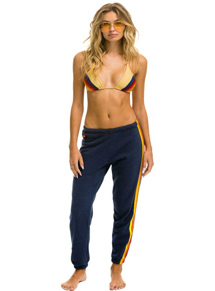 
                  
                    Aviator Nation Women's 5 Stripe Sweatpants - Navy Blue
                  
                