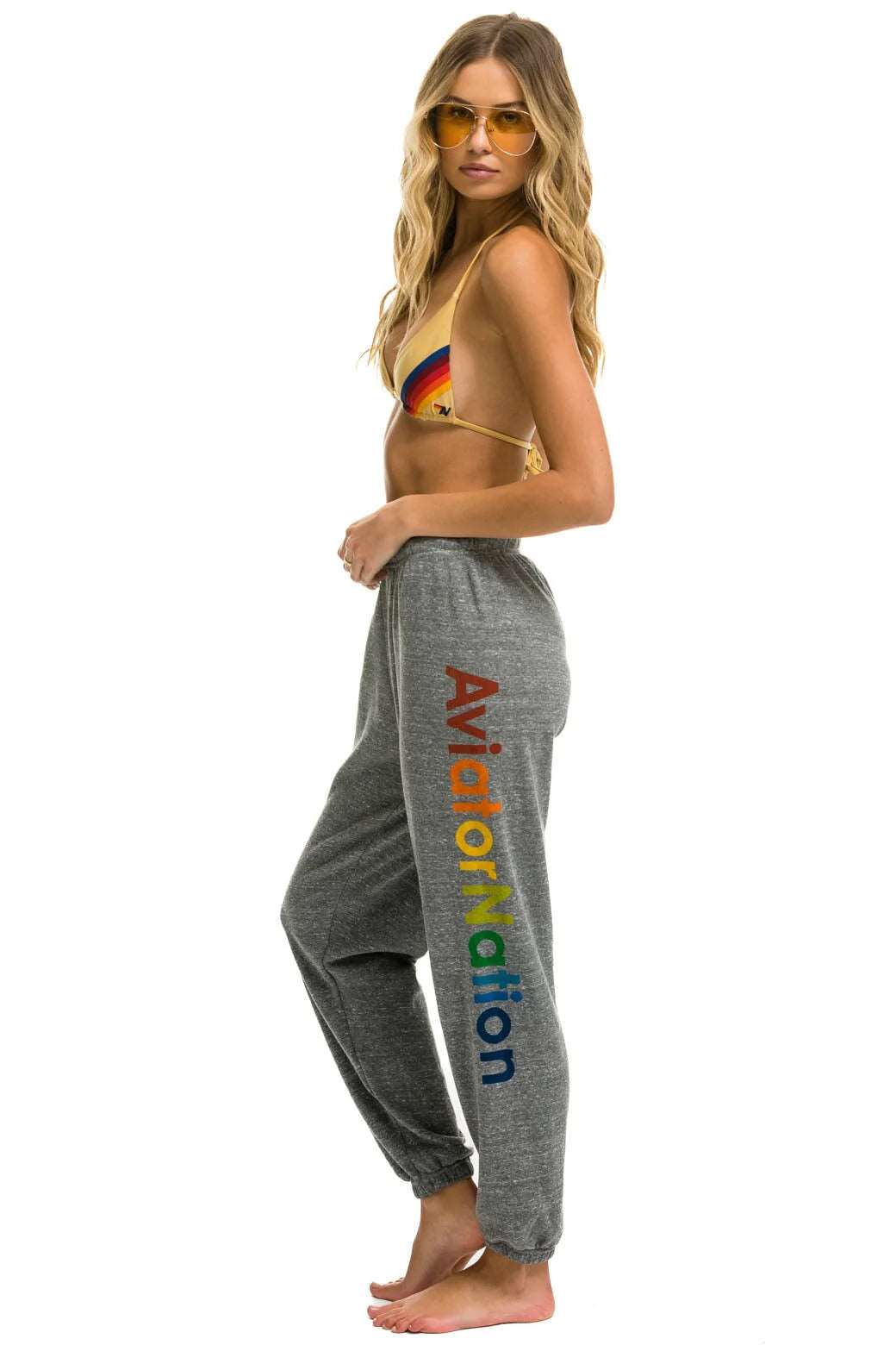 Aviator Nation Sweatpants Heather Grey