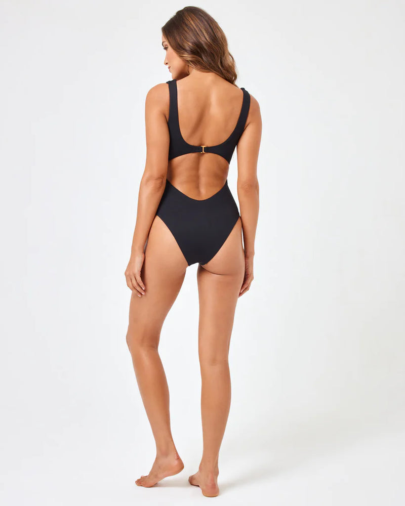 L*Space Balboa One Piece Swimsuit Black