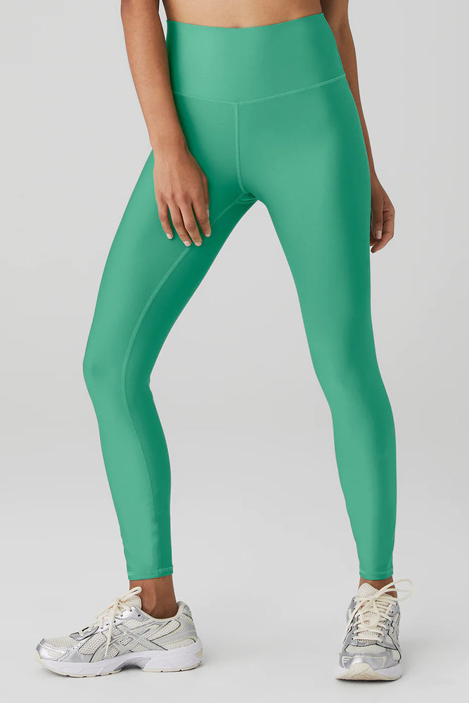 Alo Yoga Women's High Waist Airlift 7/8 Leggings - Lettuce Green