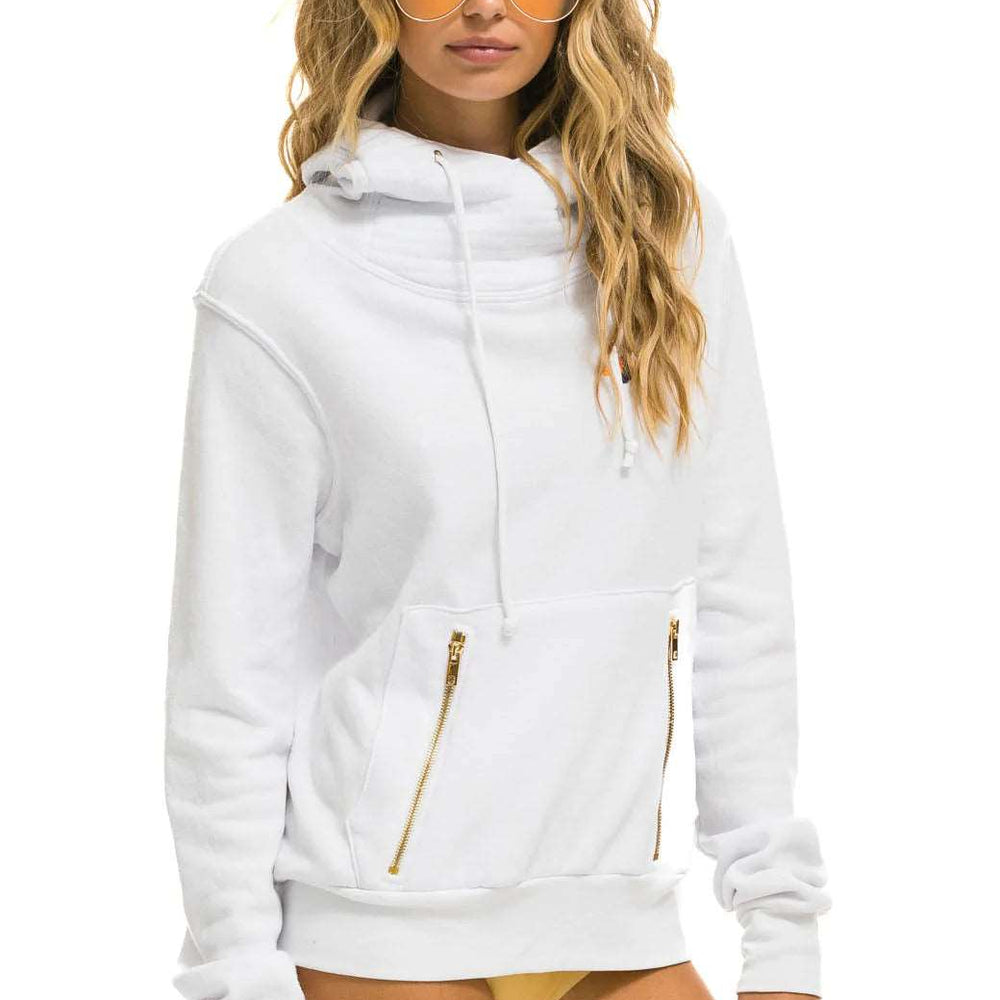 
                      
                        Aviator Nation Ninja Pullover Hoodie White
                      
                    