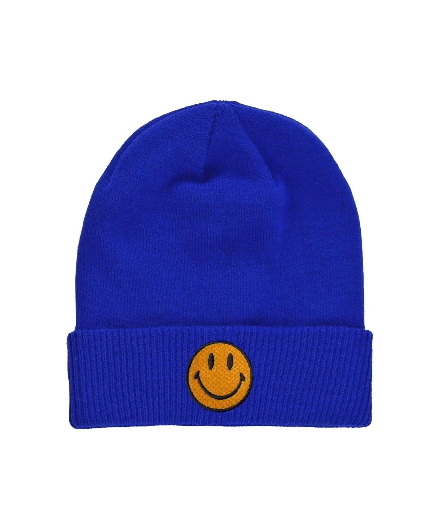 Aviator Nation Smiley Rib Cuff Beanie Royal