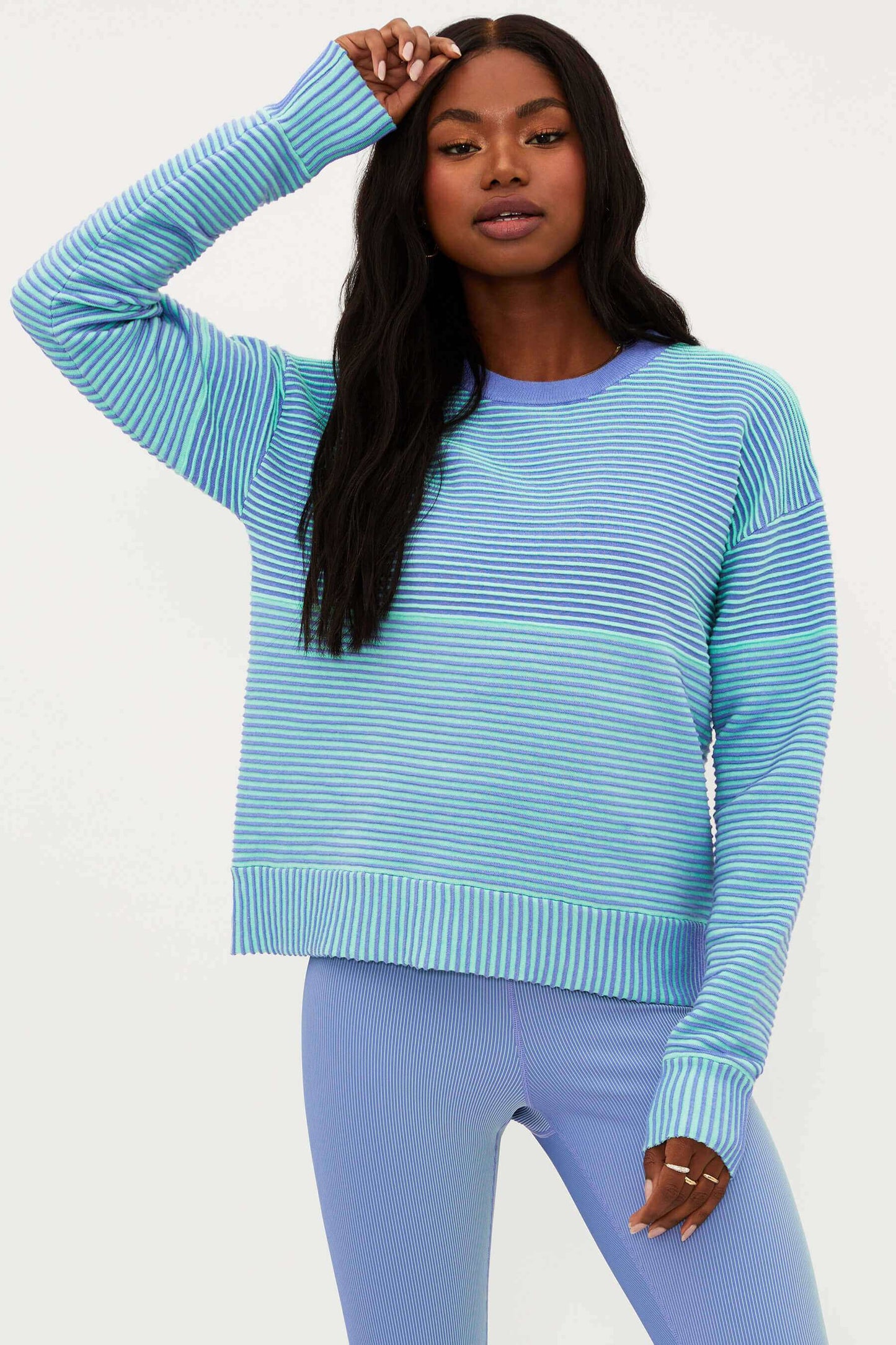 Beach Riot Occulus Sweater Seashore Two Tone