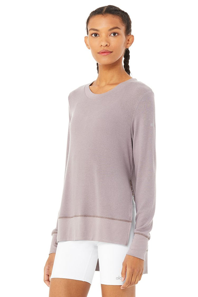 
                      
                        Alo Yoga Glimpse Long Sleeve Lavender Smoke
                      
                    