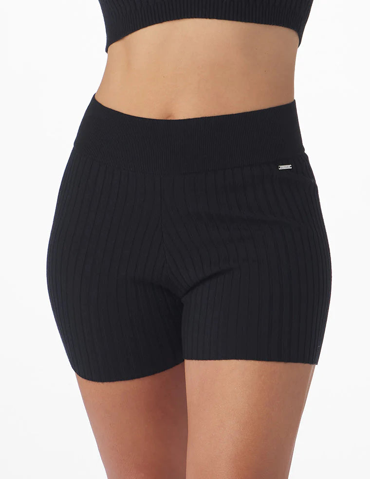 Glyder Women's Elite Knit Biker Shorts - Black