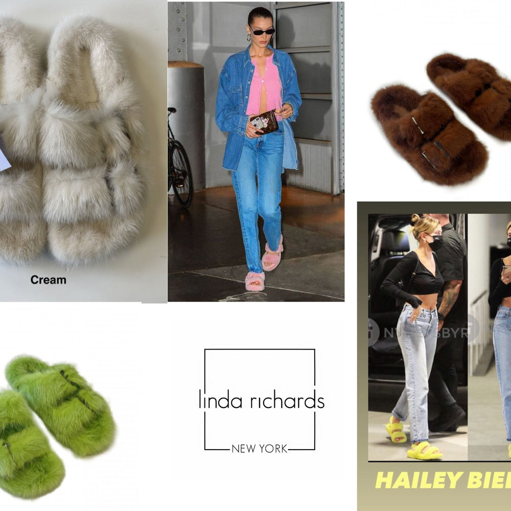 
                      
                        Linda Richards- Mink Slippers
                      
                    