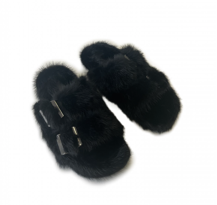 
                      
                        Linda Richards- Mink Slippers
                      
                    