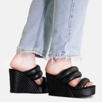 Low Wedge Sandals | Ankle Strap Wedges-Dream Pairs