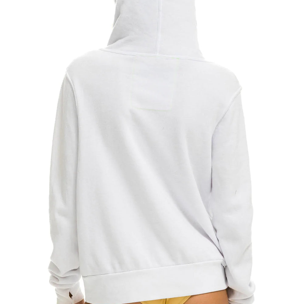 Aviator Nation Women's Ninja Pullover Hoodie - White